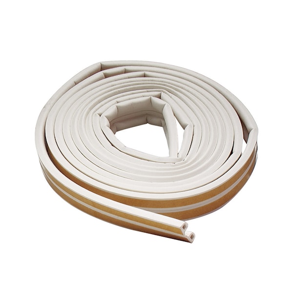 M-D Building Products M-D Building Products White EPDM Rubber Foam Weather Stripping Tape For Doors and Windows 204 in. L 02576 - main